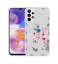 Galaxy A33 5G Kılıf Desenli Sert Silikon Zore Mumila Kılıf White Rabbit