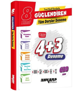 8. Sınıf Tüm Dersler Güçlendiren Denemeleri Ankara Yayıncılık