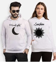 Tshirthane Moonlight Sunshine Sevgili Kombinleri Kapüşonlu Kombini (Tek Ürün Fiyatıdır.)