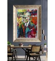 Gümüş Çerçeveli Atatürk Tablo ds488