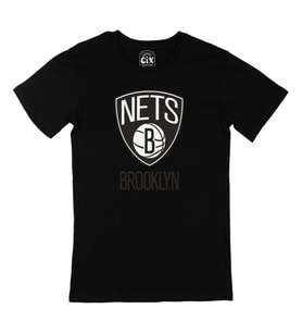 Brooklyn Nets Siyah Tişört