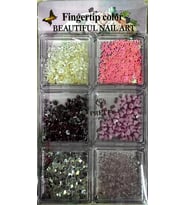 Fontenay 6 Farklı Çeşit Tırnak Süsleri Tırnak Charm Nail Charms Nail Art Objeleri Beautiful Nail Art