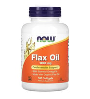 Flax Oil, 1,000 mg, 100 Softgels
