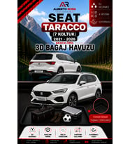 Seat Taracco (7 Koltuk) 2021 - 2026 Araca Özel 3D Bagaj Havuzu