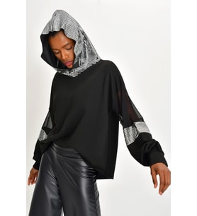 IŞILTILI SWEATSHIRT 