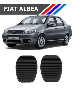 OTOZET Fiat Albea Fren - Debriyaj Pedal Lastiği 2 Adetli Takım