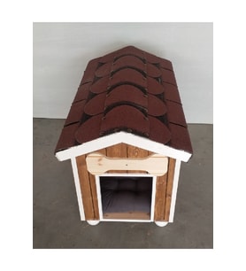 AHŞAP EV VE BAHÇE TİPİ KÖPEK KULÜBESİ