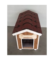 AHŞAP EV VE BAHÇE TİPİ KÖPEK KULÜBESİ