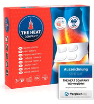 HEAT COMPANY Kemerli 12 Saat 4 Cepli Heatwrap Bel Isıtıcı tüm boyutlar için 80 cm den 170 cm S, XL Doğal