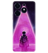 Tecno Spark 10 Pro Kılıf Resimli Desenli Silikon Platinium Series Astro Purple2 1907
