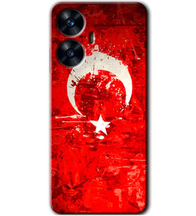 Realme C55 Kılıf HD Desen Baskılı Kılıf - Albayrak 2