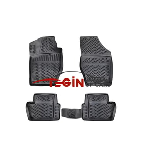 Citroen C4 2012 3D Havuzlu Paspas Siyah