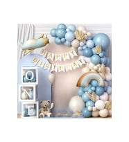 ONE KUTULU UÇAK FOLYOLU BALON ZİNCİR SET