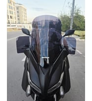 MOTOCAM Yamaha Xmax Ön Cam 2014-2017 Model 59cm Siyah Renkli 4mm ELCİKLİ