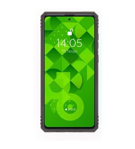 Jopus Galaxy Note 10 Lite ile Uyumlu Yüzüklü Standlı Zırhlı Silikon Kılıf Kırmızı