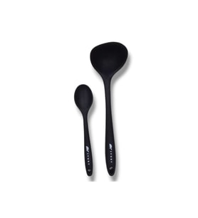 2'li silikon set  1 kepçe 1 kaşık (20cm)