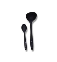 2'li silikon set  1 kepçe 1 kaşık (20cm)