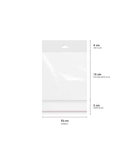 Askılı (Meksika Şapka) Bantlı Şeffaf Opp Torba 15x16+9 cm - 500 Adet