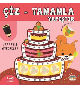 Çiz-Tamamla-Yapıştır Lezzetli Yiyecekler