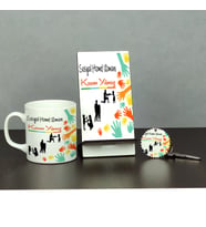 Sosyal Hizmet Uzmanı Üçlü Set (Kupa + Telefon Standı + Anahtarlık)