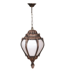AVONNI BFE-68202-BKR-OP Kahverengi Boyalı Dış Mekan Aydınlatma E27 ABS Akrilik Cam 20cm