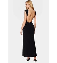 Yazlık Maxi Elbise Sırt Dekolteli Bodycon Örme Kumaş Trend Tasarım Dayanıklı Malzeme