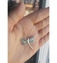 925 Ayar Gümüş Harfli Yusufcuk Kolye