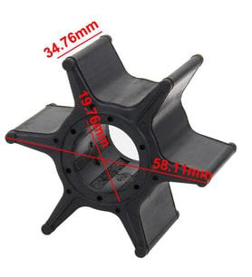 YAMAHA IMPELLER ORJ NO : 67F-44352-00-00