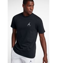 Nike Jordan Jumpman Air Unisex Balck Tee Jordan Nakış Logolu Tişört Siyah