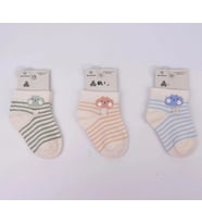 Aksesuarlı Erkek Bebek Soket Çorap K46346 (tek adet fiyatıdır)