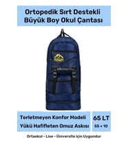 Ortopedik Su Geçirmez Konfor Modeli Fermuarlı Büyük Boy Çok Gözlü Bölmeli Kamp Outdoor Sırt Çantası