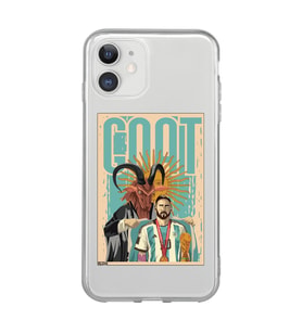 Iphone 11 Uyumlu Lionel Messi Desenli Şeffaf Telefon Kılıfı