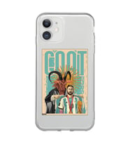 Iphone 11 Uyumlu Lionel Messi Desenli Şeffaf Telefon Kılıfı