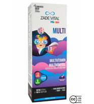 Zade Vital Miniza Multivitamin Ve Multimineral 150 ml Şeftali (Renksiz)