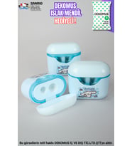 "DEKOMUS ISLAK MENDİL HEDİYELİ" LİSANSLI CINNAMOROL "TEKLİ" ÇİFT BIÇAKLI PODS/KULAKLIK TASARIMLI KALEMTRAŞ (Krem)