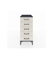 Kronos Komodin 5 Çekmeceli 44x59x96 Antrasit-Aytaşı