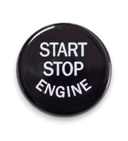 BMW 6 Serisi F13 Coupe 2012-2017 Start Stop Basma Düğme Kapağı Siyah