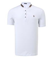 T8598 DEWBERRY ERKEK T-SHIRT-BEYAZ