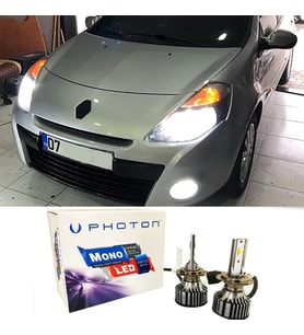 Renault Clio 3 Led Xenon Kısa Far Ampulü H7 Mono Yeni Seri Beyaz 2006-2013