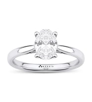 1.15 Karat Oval Tektaş Pırlanta Yüzük