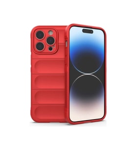 Newface Apple iPhone 16 Pro Max Kılıf Optimum Silikon - Kırmızı