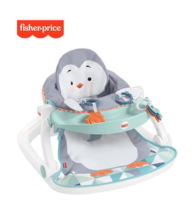 Fisher-Price Tepsili Ana Kucağı - Penguen Adası, Mama Tepsisi ve Oyuncakları ile Hayvan Temalı Taşınabilir Ana Kucağı HBF27 (Standart)