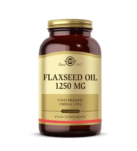 Solgar Flaxseed Oil 1250 mg 100 Softjel