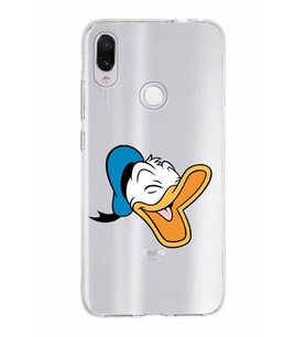 Xiaomi Redmi Note 7 Uyumlu Kapak Donald Duck Tasarımlı Şeffaf Silikon Kılıf