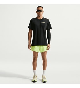 Nike M NK DF TEE STD STRIDE PRNT PK Siyah Erkek T-Shirt IM5319-010