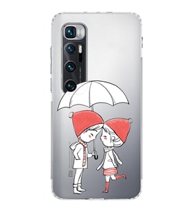 Xiaomi  Mi 10 Ultra  Kamera Korumalı Kapak Aşk Tasarımlı Şeffaf  Kılıf