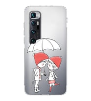 Xiaomi  Mi 10 Ultra  Kamera Korumalı Kapak Aşk Tasarımlı Şeffaf  Kılıf