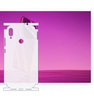 SChitec Redmi Note 7 Pro Uyumlu Fullbody Arka Kaplama Hidrojel Koruyucu Film