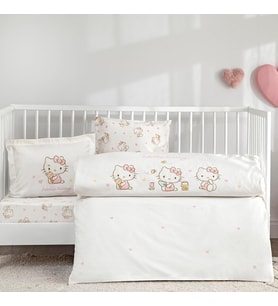 Lexroo Hello Kitty Cute Baby Pamuk Bebek Nevresim Takımı