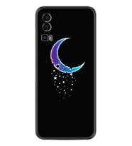 General Mobile GM 23 Kılıf Resimli Desenli Silikon Platinium Series Moon Star 1851